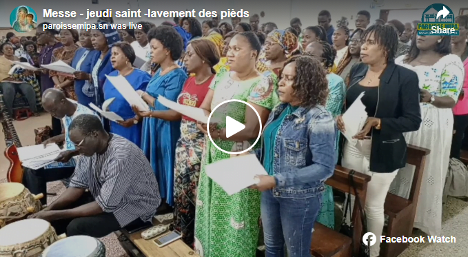 Messe Jeudi Saint – Lavement Des Pieds
